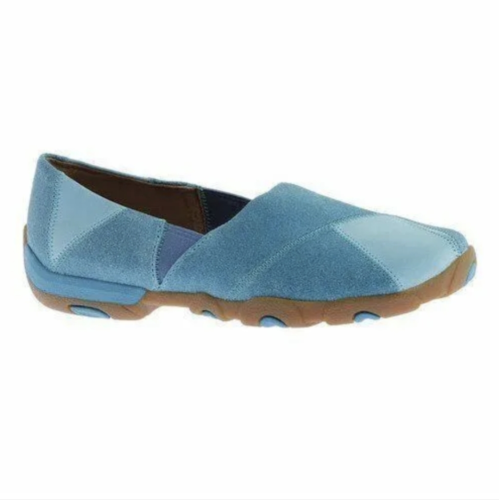 Twisted X Women's Driving Moccasins Leather Loafer Slip-On Ocean Blue WDM0055